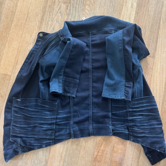 G-Star Raw Women's OCEAN Blue Denim Jean Jacket size XS - Picture 2 of 3